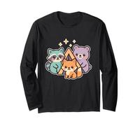 Kawaii Forest Camp Friends Long Sleeve T-Shirt