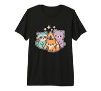 Kawaii Forest Camp Friends Premium T-Shirt