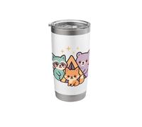 Kawaii Forest Camp Friends Stainless Steel Insulated Tumbler