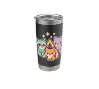 Kawaii Forest Camp Friends Stainless Steel Insulated Tumbler