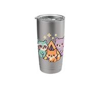 Kawaii Forest Camp Friends Stainless Steel Insulated Tumbler