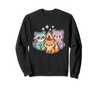 Kawaii Forest Camp Friends Sweatshirt