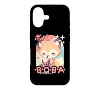 Kawaii Fox Boba Anime Fox Loving Bubble Tea Neko Case for iPhone 17