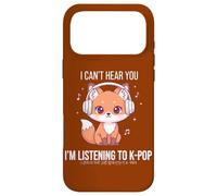 Kawaii Fox Music Lover Korean Pop Headphones Anime Case for iPhone 17 Pro Max