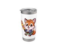 Kawaii Fox with Hanami Dango Stainless Steel Insulated Tumbler