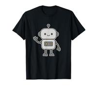 Kawaii Friendly Robot Cartoon T-Shirt