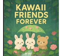 Kawaii Friends Forever: The Cutest Coloring Book for Kids, Teens & Adults to Brighten Your Day