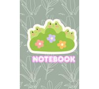 Kawaii Frog Notebook: Aesthetic Cottagecore Journal with Adorable Frog and Mushroom Design: Cute Lined Notebook for Frog Lovers, Nature Fans, and Cozy Vibes Enthusiasts