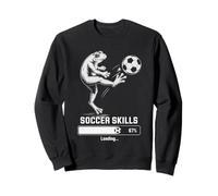 Kawaii Frog SOCCER SKILLS LOADING Win Coach Women MILF Goals Sweatshirt