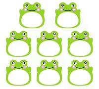 Kawaii Frog Sticky Notes Sets - Aesthetic Cute Small Frog Sticky Notes Mini Animal Self-Stick Notes Pads for Office School Creative Gifts - 8 Packs (160 Sheets)