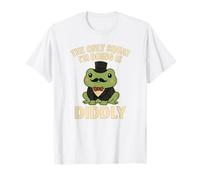 Kawaii Frog Tuxedo Hat The Only Squat I’m Doing is Diddly T-Shirt