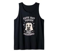 Kawaii Ghost Cute But Cursed Goth Aesthetic Tank Top