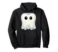 Kawaii Ghost Molar Tooth Spooky Halloween Dentistry Dentist Pullover Hoodie