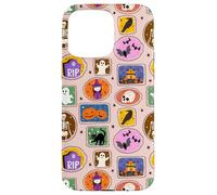 Kawaii Ghost Patchwork Pattern Cute Halloween Collage Case for iPhone 15 Pro Max