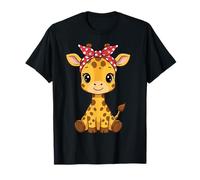 Kawaii Giraffe Pink Bandana Cute Giraffe Lover T-Shirt