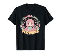 Kawaii Girl Flower Lover This Girl Loves Flowers T-Shirt