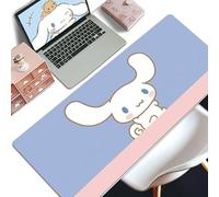 Kawaii Girly Cute Gaming Mouse Pads, Long Extended Desk Mat, Extra Large Girl Anime Mousepad Keyboard Pads for Work Game Office Home (cinnamll-3)