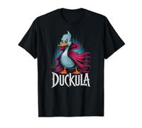 Kawaii Halloween Farm DUCKULA Count Creepy Pumpkin Haunted T-Shirt