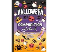 Kawaii Halloween Notebook for Kids and Teens: Lined Pages for Notes & Blank Pages for Sketches