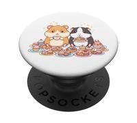 Kawaii Hamster Guinea Pig Pastry Cute Animal PopSockets Adhesive PopGrip