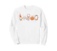Kawaii Healthcare Crew Autumn Pumpkin Nurse Sweatshirt