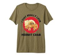 Kawaii Hermit Crab I Just Really Love Hermit Crab Lover Premium T-Shirt