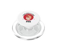 Kawaii I Just Really Love Pho Soup Vietnamese Food Lover PopSockets PopGrip for MagSafe