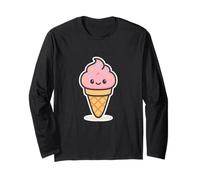 Kawaii Ice Cream Cone Cartoon Long Sleeve T-Shirt
