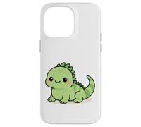Kawaii Iguana Cartoon Cute Reptile Lizard Illustration Case for iPhone 14 Pro Max
