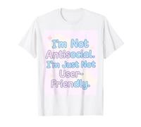 Kawaii Introvert Cute Pastel I’m Not Antisocial T-Shirt