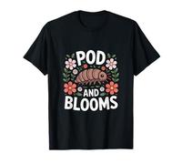 Kawaii Isopod Floral T-Shirt