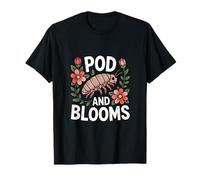 Kawaii Isopod Floral T-Shirt