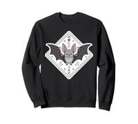 Kawaii Japanese Bat - Spooky Cute Halloween Chibi Sweatshirt