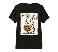 Kawaii Japanese Cute Easter Bunny Funny Easter Premium T-Shirt