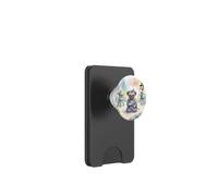 Kawaii Japanese Dog Warrior Samurai Pug PopSockets PopWallet for MagSafe