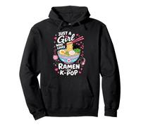 Kawaii Just A Girl Who Loves Ramen And K-Pop Pullover Hoodie
