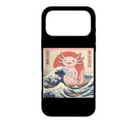 Kawaii Kaiju Big Axolotl Great Sea Wave Case for iPhone 17 Pro Max