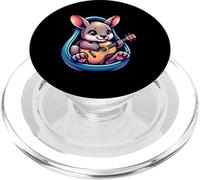 Kawaii Kangaroo Playing Acoustic Guitar Cute Music PopSockets PopGrip for MagSafe