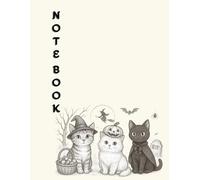 Kawaii Kitten Coven: Adorable Halloween NoteBook for Kids & Adults with Witch Cats, Pumpkins, and Spooky Fun | Paperback for Writing, 120 Pages, 8.5x11: Paperback for Writing, 120 Pages, 8.5x11