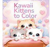 Kawaii Kittens to Color: Bold and Easy Coloring Book with Super Cute, Sweet, and Relaxing Cats for Kids and Adults