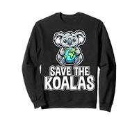 Kawaii Koala Bear Gifts - Inspirational Save the Koalas Sweatshirt