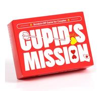 KAWAII KOI Couples Card Game Hilarious Real-Life Games for Couple, 54 Scratch-Off Card Game Served Couples for Date Nights, Funny Gifts for Valentines Day, Anniversaries Cupid's Mission New Version