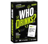 KAWAII KOI WHO Drinks? Drinking Games for Adults 21+, Party Voting Card Game, Funny Vote and Sip Party Deck, 161 Cards for 21st Birthday, Bachelorette, Bachelor Party and Game Night