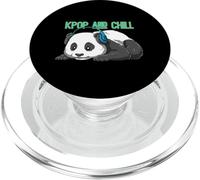Kawaii Kpop Panda Kpop And Chill Music Mood PopSockets PopGrip for MagSafe