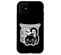 Kawaii Kuroneko Torii - Tokyo Street Halloween Aesthetic Case for iPhone 11