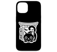 Kawaii Kuroneko Torii - Tokyo Street Halloween Aesthetic Case for iPhone 13