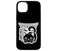 Kawaii Kuroneko Torii - Tokyo Street Halloween Aesthetic Case for iPhone 14 Plus