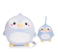 Kawaii Kuties Penguin Plush Soft Toy and Plush Bag Clip Set