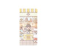 Kawaii Little Mochi W ook Cute Hand Account This Week Plan This Student Diary Cartoon Square Loose-Leaf Notebook Girl Diary Korean Stationery Notepad School Supplies