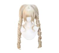 Kawaii Lolita Double Ponytails Wig Long Spiral Curly Hair Claw on Pony Tails with Bangs Synthetic Wig